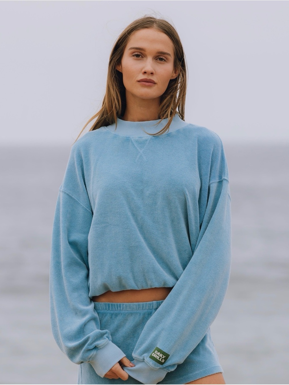 Daily Drills Terry Crew Neck